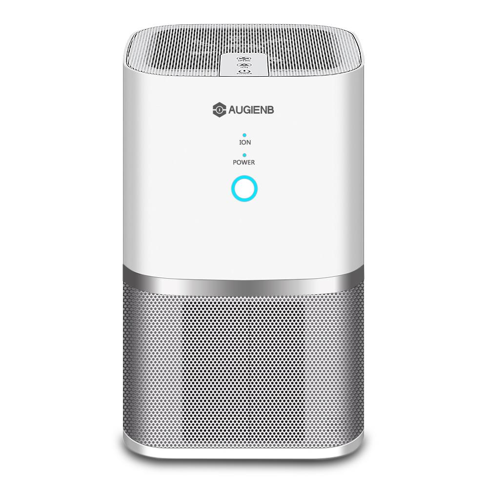 AUGIENB Desktop Air Purifier Active Carbon Filter Dust Active Ozone Generator Sterilizer Control