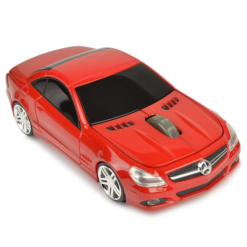 Road Mice Mercedes SL550 2.4GHz Wireless Optical Scroll Mouse w/Nano USB Receiver (Red)