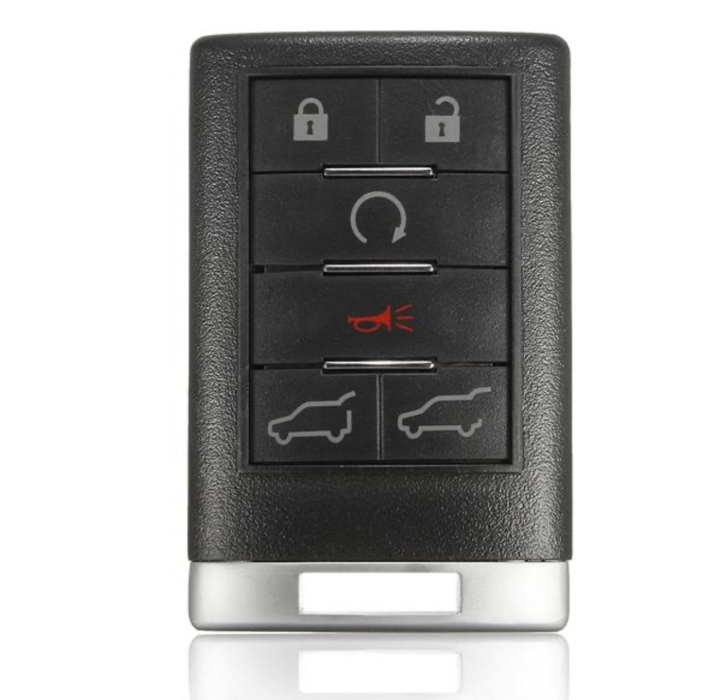 6 Button Keyless Entry Remote Key Fob For Cadillac Escalade